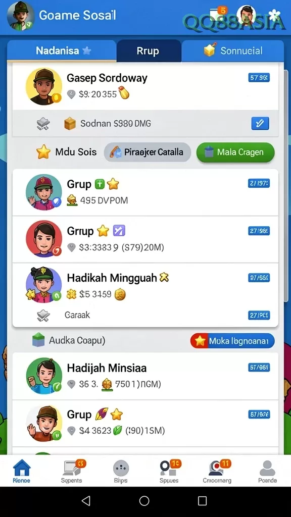 Cuplikan layar ESSE4D — pengaturan akun