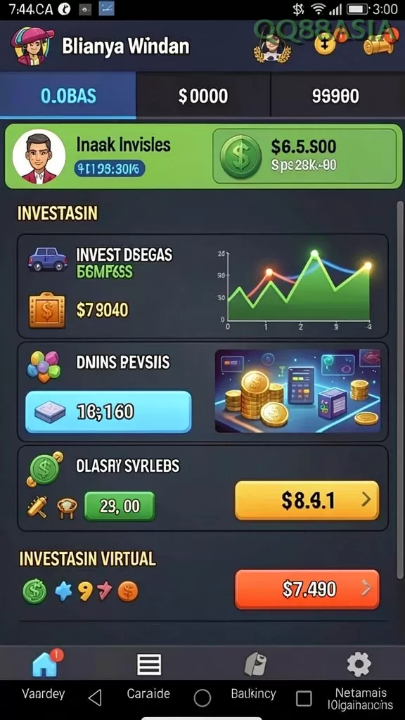 Cuplikan layar MEGA188 — pengaturan akun